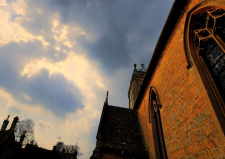 The parish church of st lawrence at bourton in the water the cotswolds