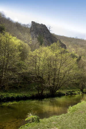 river dove dovedale peak district national park derbyshire staffordshire england uk