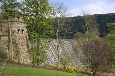 Reservoir in the Derwent Valley Peak District National Park midlands england ukの写真素材