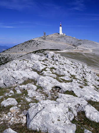 france provence the view from the top of mont ventouxの写真素材