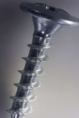 a close up image of a screwの写真素材