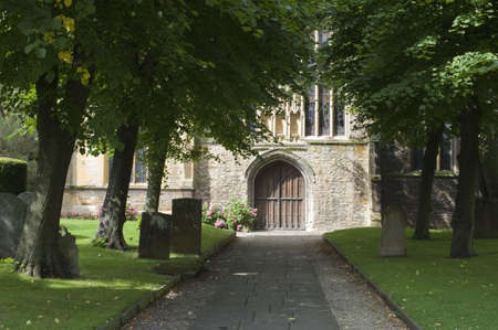 holy trinity church stratford upon avon which contains the grave of william shakespeareの写真素材