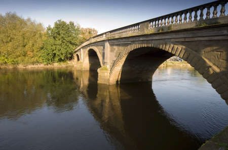 The georgian market town of bewdley alongside the river severn in the severn valley worcestershire the midlands england.の写真素材