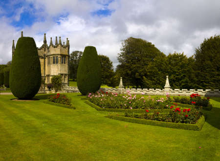 The exterior of a Stately Home.の写真素材