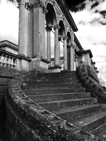 The exterior of a Stately Home.の写真素材