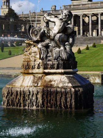 Witley Court Country House Worcestershire Midlands Englandの写真素材