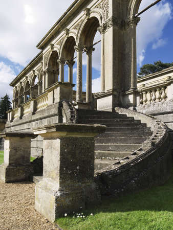 The exterior of a Stately Home.の写真素材