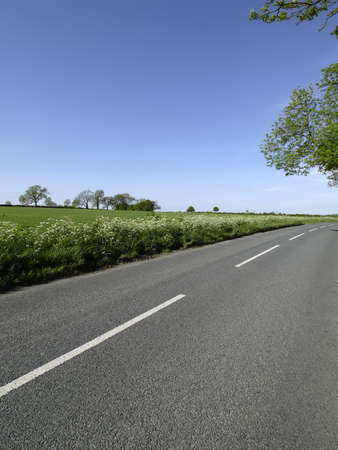 cotswold road chipping campden gloucestershire the midlands england uk europeの写真素材