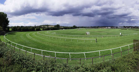 racecourse  stratford upon avon warwickshire england ukの写真素材