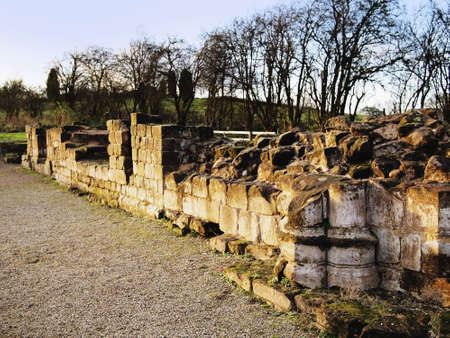 the ruins of bordesley abbey redditch worcestershire midlands ukの写真素材