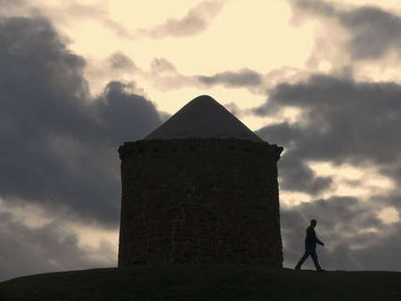 the durton bassett hills country park in warwickshireの写真素材