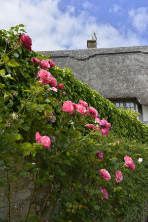 house high street stanton cotswolds gloucestershire ukの写真素材