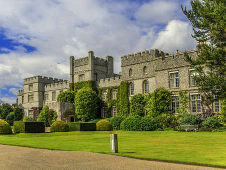 west dean gardens and estate, west sussex, sussex, england uk.のeditorial素材