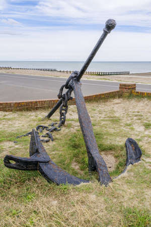a shingle beach with groynes, near littlehampton, west sussex, england, ukの写真素材