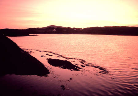 The coastline of west cork in county cork Ireland Irish Republic Europe euの素材