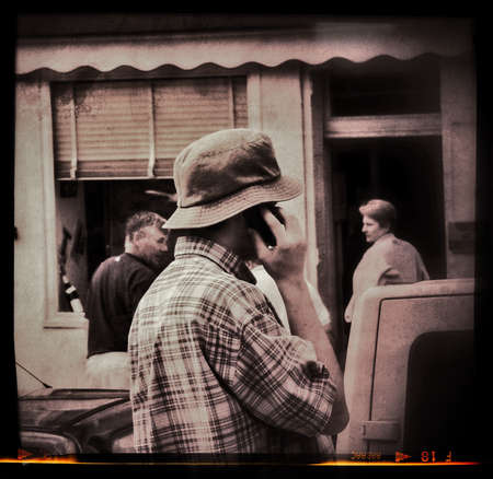 People on the streetsの素材