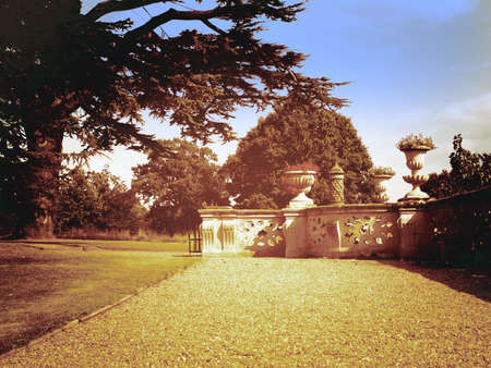 Stately home Charlecote park Warwickshire midlands England ukの素材