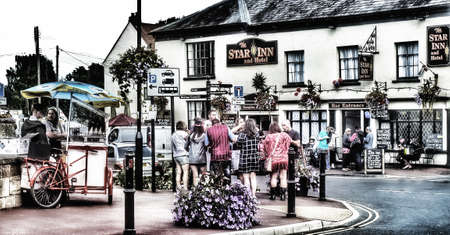 Bank holiday upton on Severn Worcestershire England uk