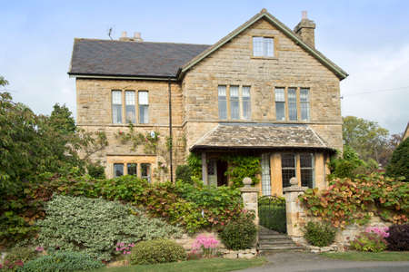 a cottage in an english village