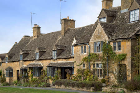 a cottage in an english villageのeditorial素材