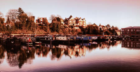 Diglis canal basin Worcester ukの素材