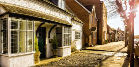 Typical picturesque English villageの素材