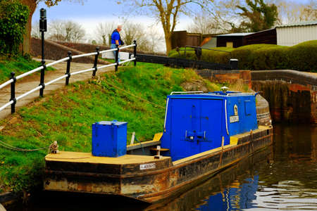 Stratford canal kingswood junction warwickshire Midlands england uk gの素材
