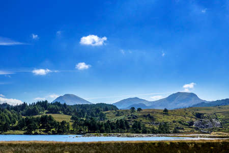 snowdonia national park gwynedd north wales UKの写真素材