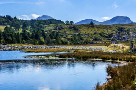 snowdonia national park gwynedd north wales UKの写真素材