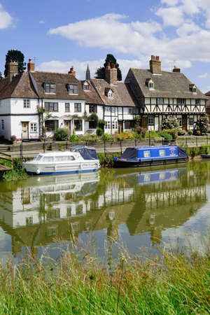 river avon tewksbury gloucestershire UKのeditorial素材