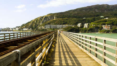 barmouth west walesの写真素材