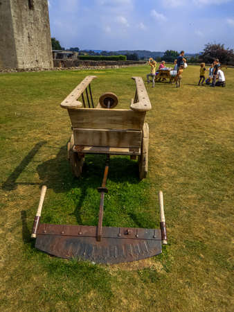 raglan castle walesの写真素材