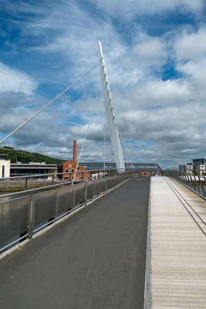 swansea marina dock docks harbour port boat boats boating wales glamorgan uk のeditorial素材