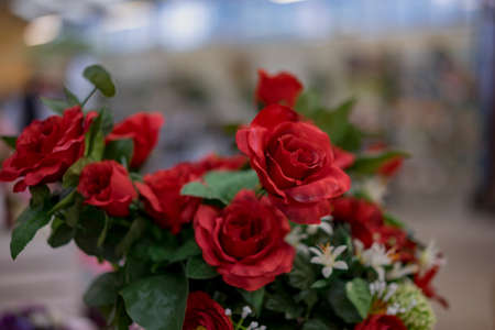 garden centre farm shop warwickshire england uk gardening flowers plants food horticulture pastime hobby shopping retail の写真素材