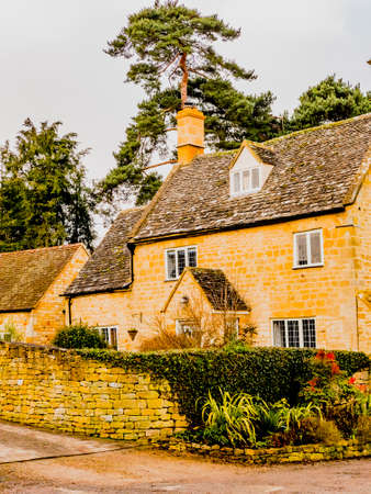 mickleton gloucestershire cotswold village street houses buildings 
