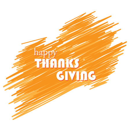 happy thanksgiving vector illustration.it is suitable for card, banner, or posterのイラスト素材