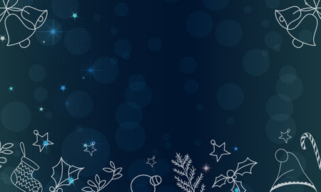 christmas background vector illustration. it is suitable for card, banner, or posterのイラスト素材