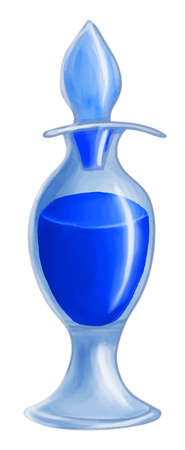 Mana potion illustration game setのイラスト素材