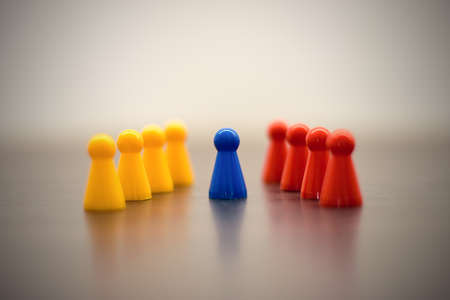 Group of colored figures.の写真素材