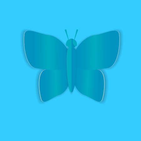 A paper butterflyのイラスト素材