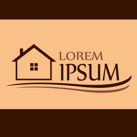 Universal logo for a construction company and for other similar firmsのイラスト素材