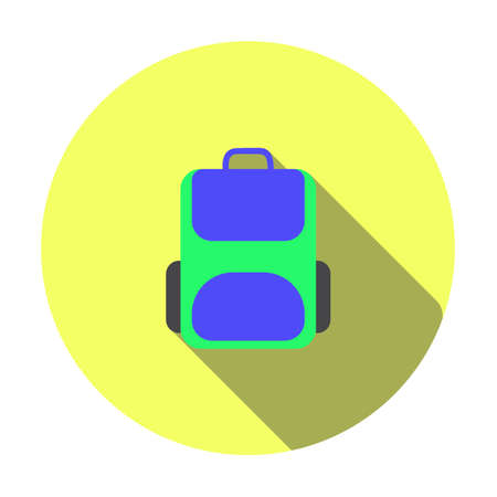 Swimming sports bag icon. This flat icon can be used for the web.のイラスト素材