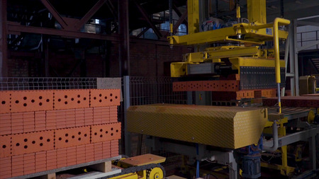 Plant for the production of bricks. Plant for production building material with ready brick,...