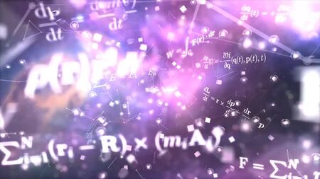 Words electricity, magnetism, optics. Abstract backgrounds,Abstract matrix like background. Star...