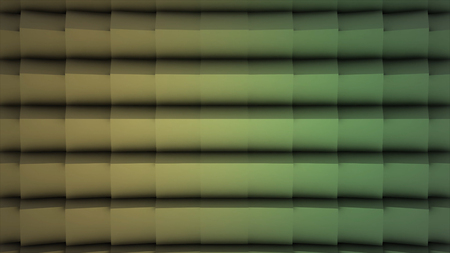 Rotating multicolored cubes. Cubical Rotating Perspective Stretching Off To Infinity - abstract geometrical rotating background. Dynamic perspective with colorful translucent cubes rotatingの写真素材