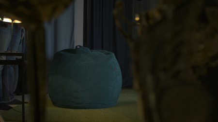 Home interior with trophy. Group of old gold trophies on table.の写真素材
