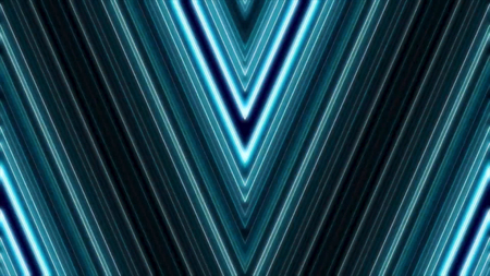 Moving through Light. Laser Beams Animation. Animation of laser light lines