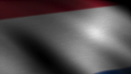 Luxembourg flag waving seamless loop. Flag of Luxembourg 3D Wallpaper Animation, National Symbolの写真素材