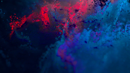 Abstract background 8-bit. 8 bit galaxy in outer space.の写真素材