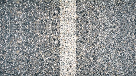 Moving on the Road. Animation. Running lane markings.の写真素材